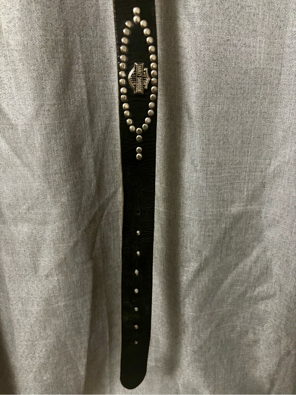 Harley-Davidson Black and silver belt and buckle - Picture 6 of 6